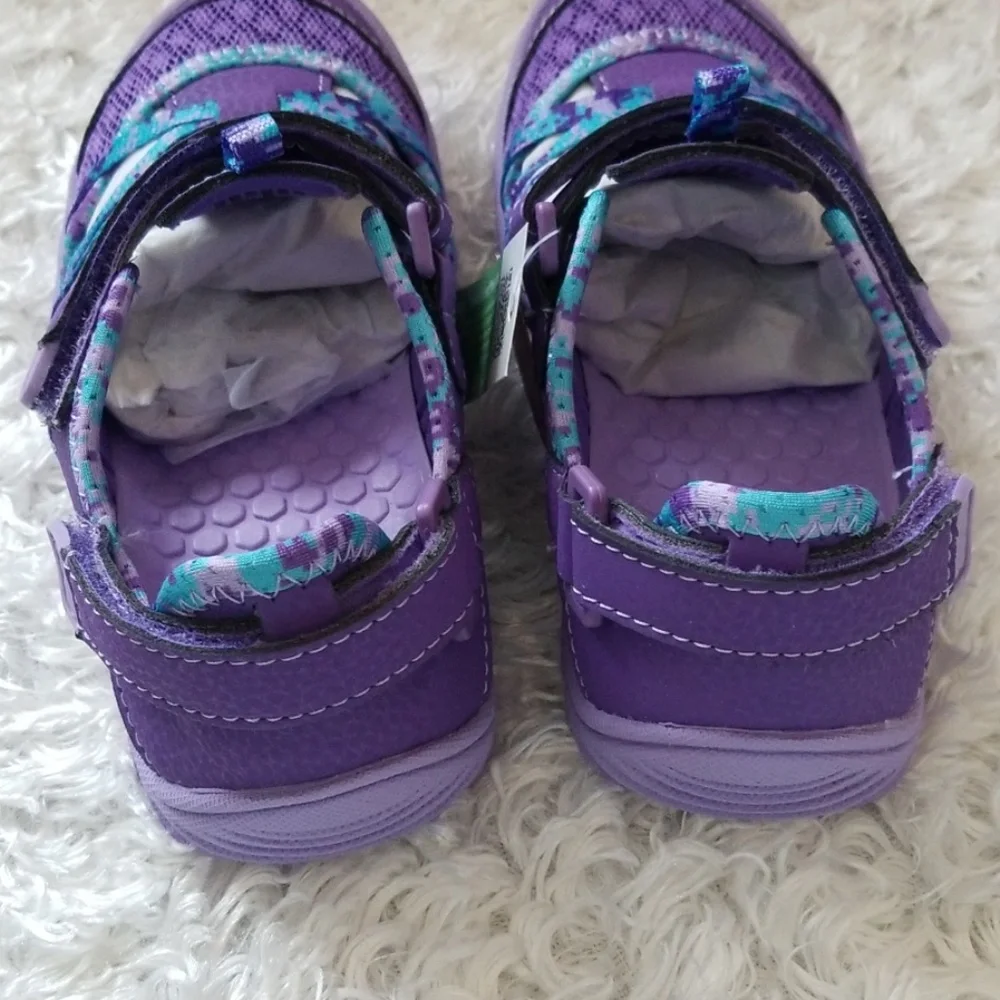 Girl's Comfy Purple Sandals